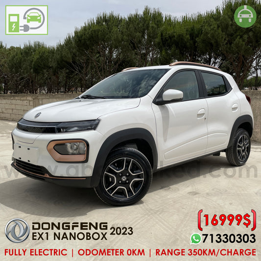 Dongfeng EX1 NanoBox 2023 White Color 350km Range/Charge Fully Electric Car (New - 0KM)