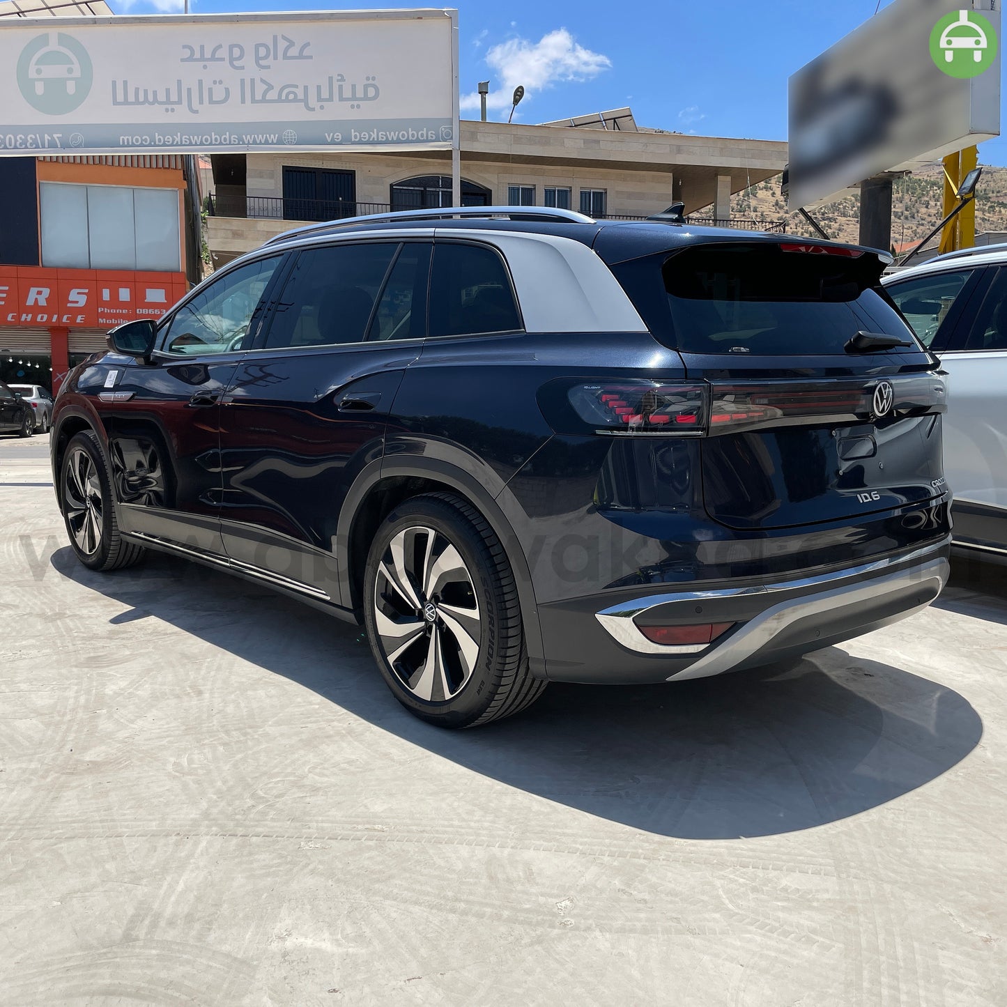VW ID6 Crozz Pure+ 2022 7-Seater Dark Blue Color 550km Range/Charge Fully Electric Car (New - 0KM)