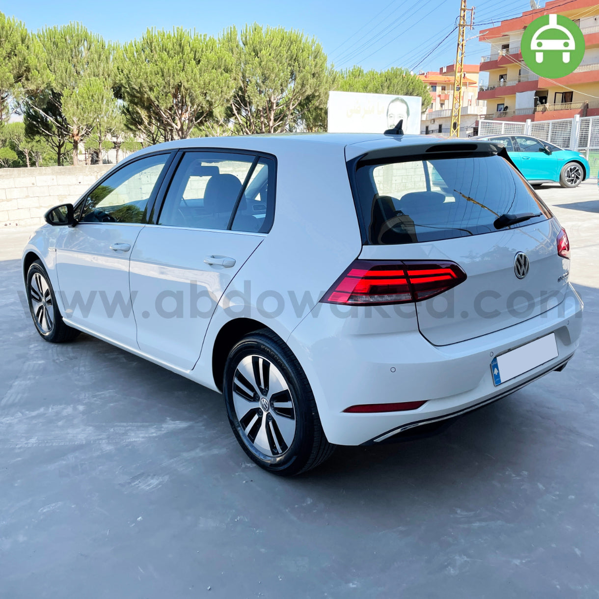 VW E-Golf 2020 White Color 270Km Range/Charge Fully Electric Car (Used Like New - 7500KM)