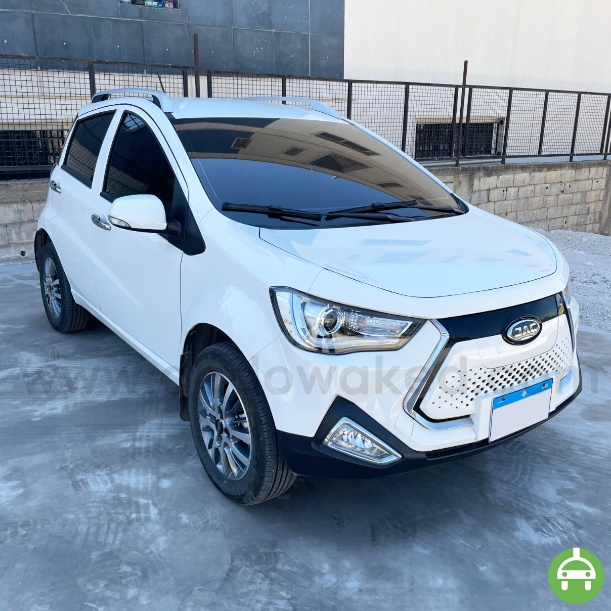 Jac IEV 6e 2019 White Color 400km Range/Charge Fully Electric Car (Used - 6500km)