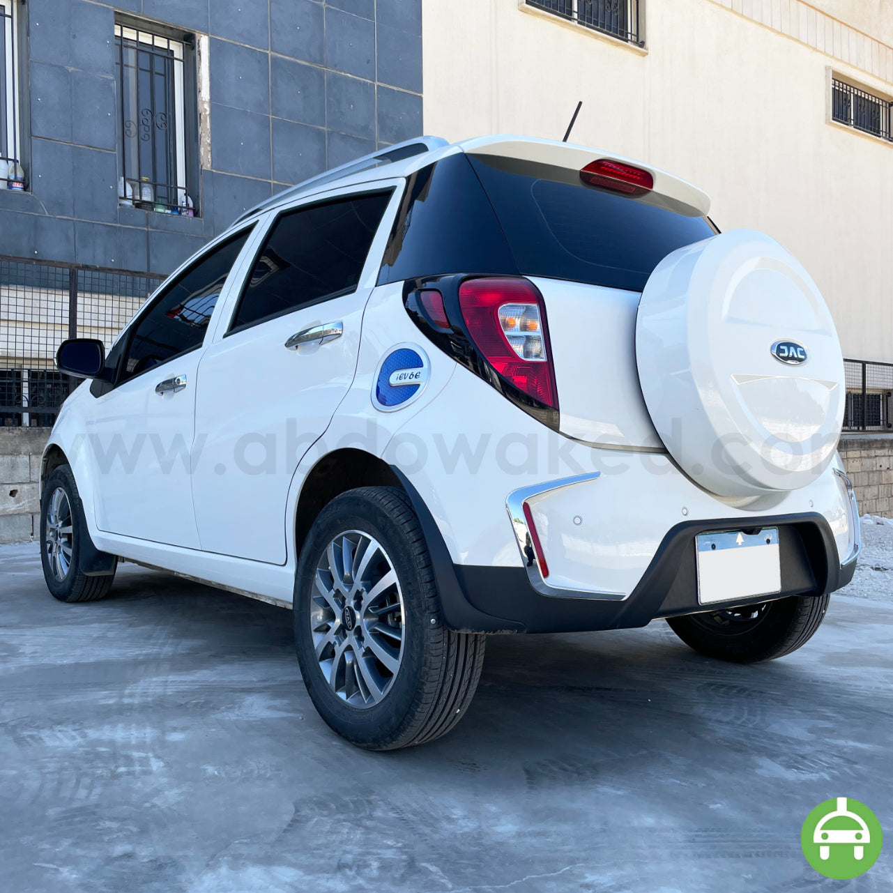 Jac IEV 6e 2019 White Color 400km Range/Charge Fully Electric Car (Used - 6500km)