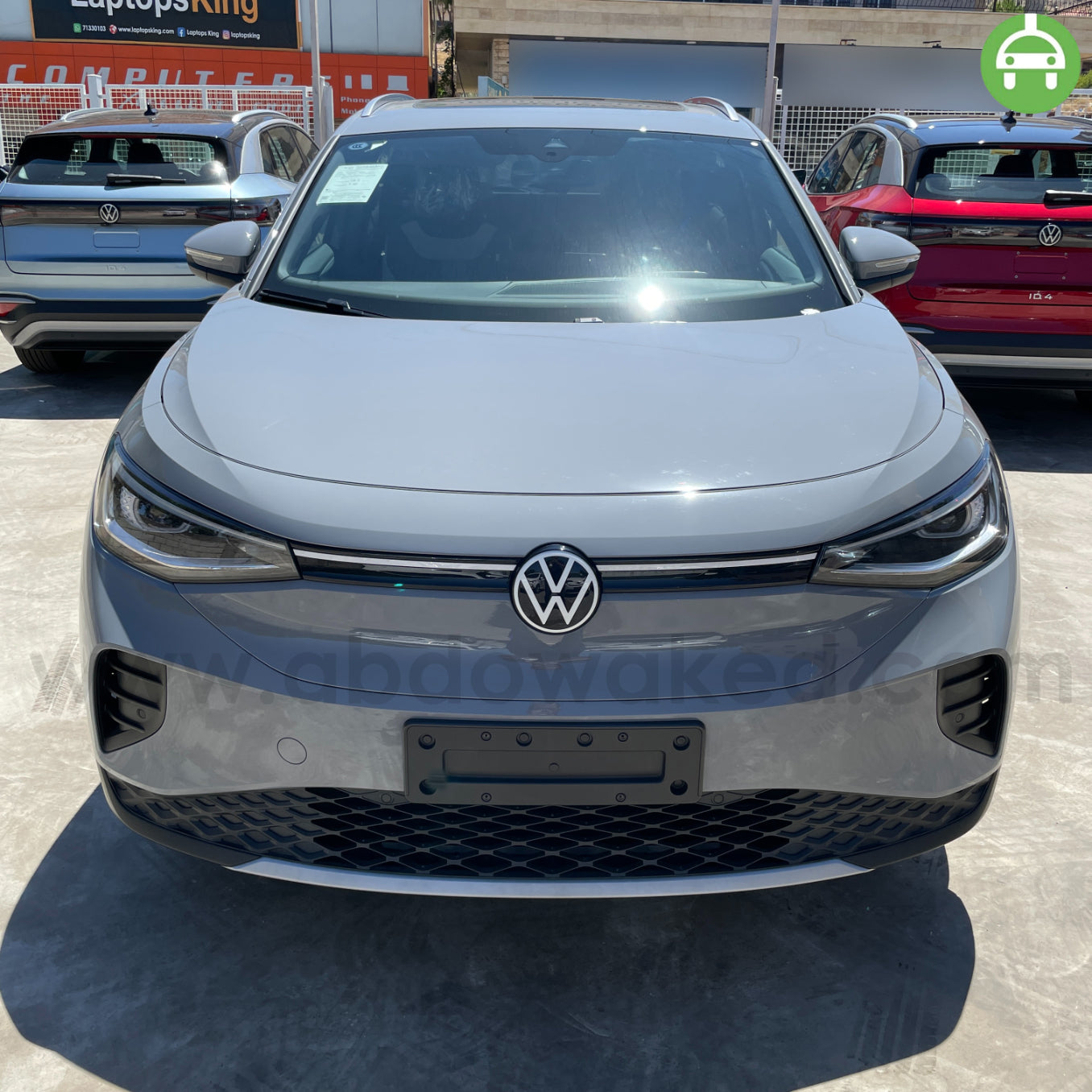 VW ID4 Crozz Pure+ 2022 Nardo Grey Color 600km Range/Charge Fully Electric Car (New - 0KM)