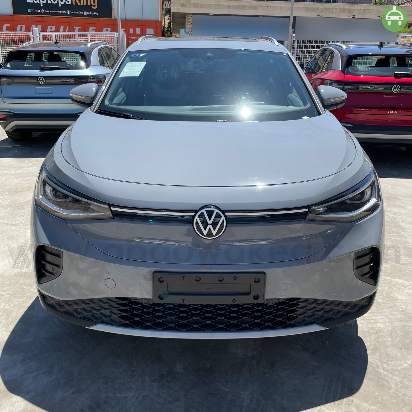 VW ID4 Crozz Pure+ 2022 Nardo Grey Color 550km Range/Charge Fully Electric Car (New - 0KM)