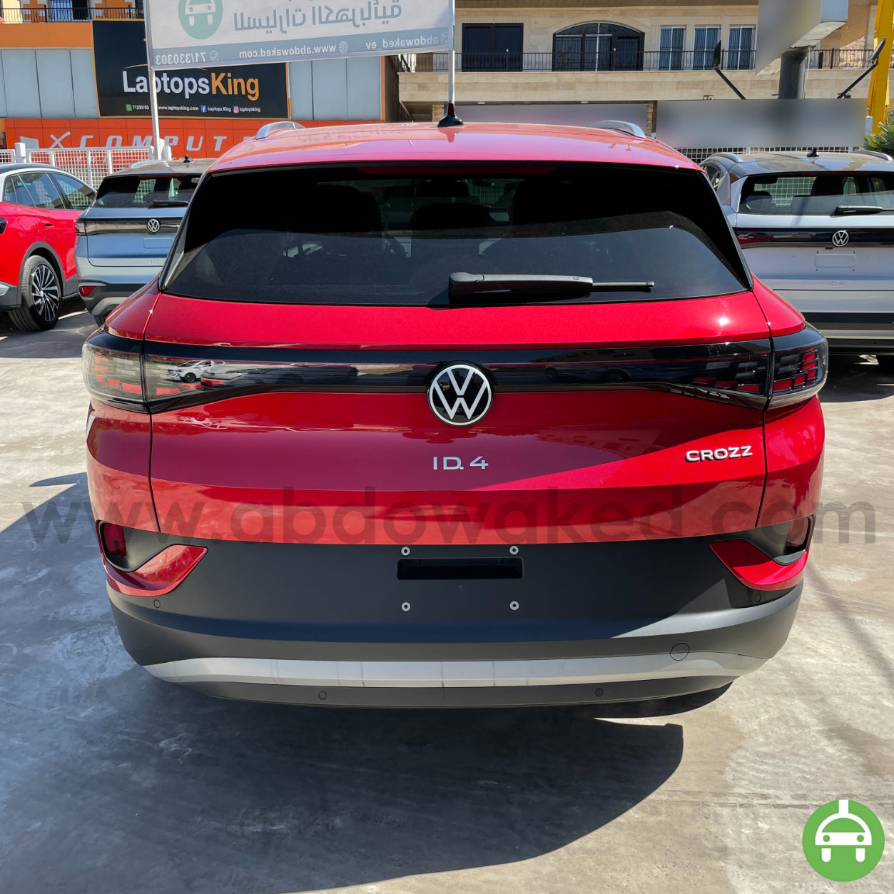 VW ID4 Crozz Pure+ 2022 Red Color 550km Range/Charge Fully Electric Car (New - 0KM)