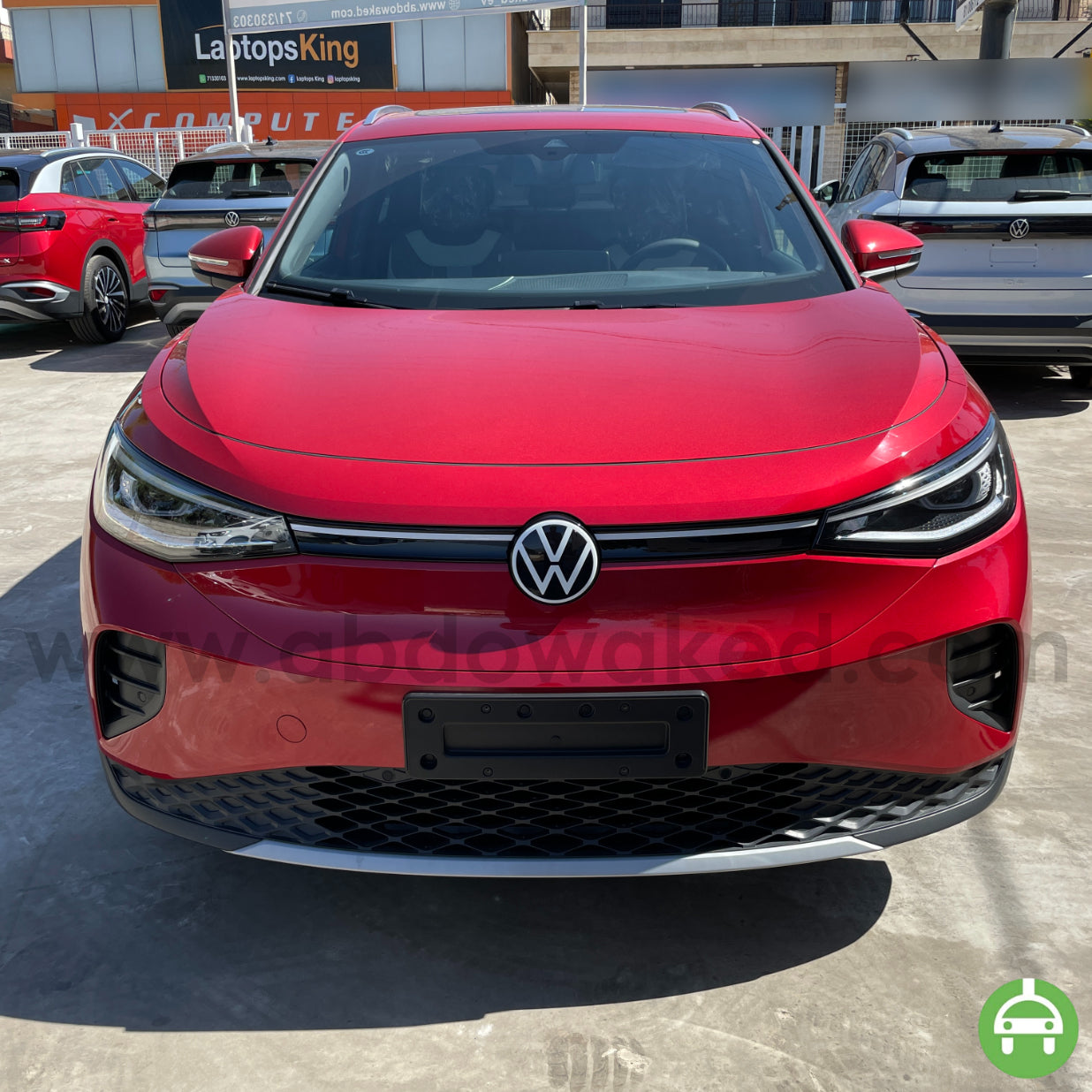 VW ID4 Crozz Pure+ 2022 Red Color 550km Range/Charge Fully Electric Car (New - 0KM)