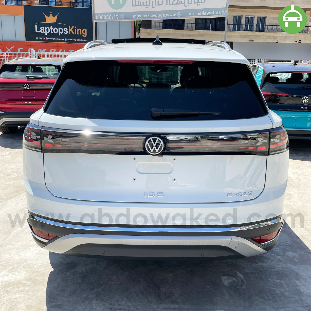 VW ID6 Crozz Pure+ 2022 7-Seater White Color 601km Range/Charge Fully Electric Car (New - 0KM)