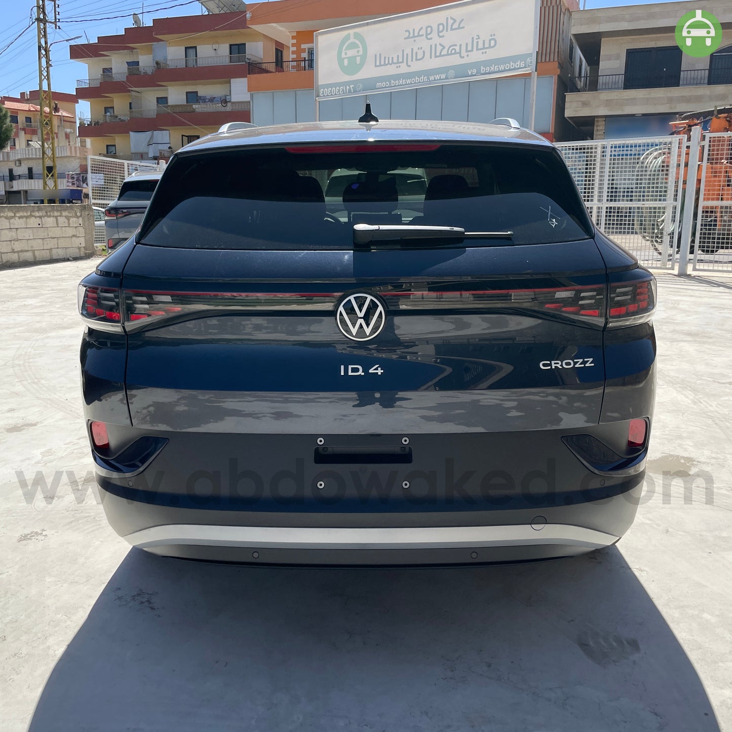 VW ID4 Crozz Pure+ 2022 Dark Blue Color 550km Range/Charge Fully Electric Car (New - 0KM)